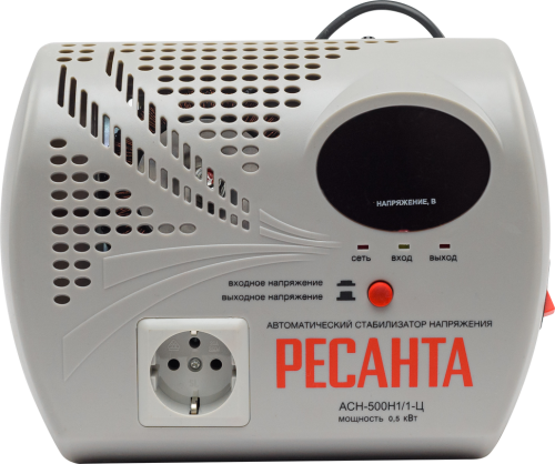 Стабилизатор напряжения серии LUX Ресанта АСН-500Н1/1-Ц